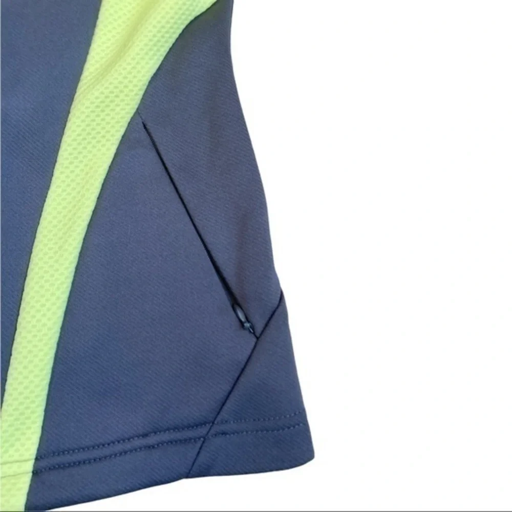Fila Sport size large full zip jacket, green and gray, with 2 front zip pockets
